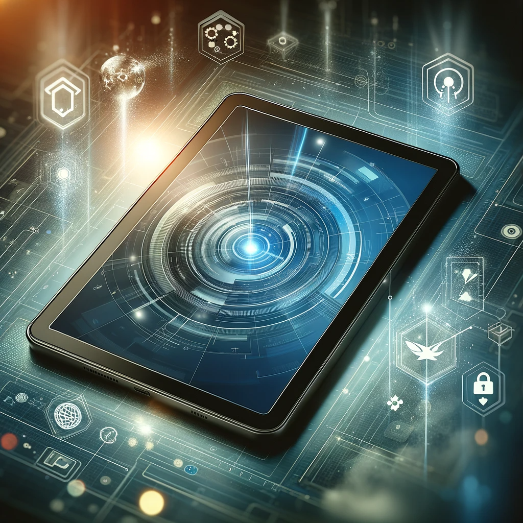 Modern tablet showcasing the evolution of mobile technology.